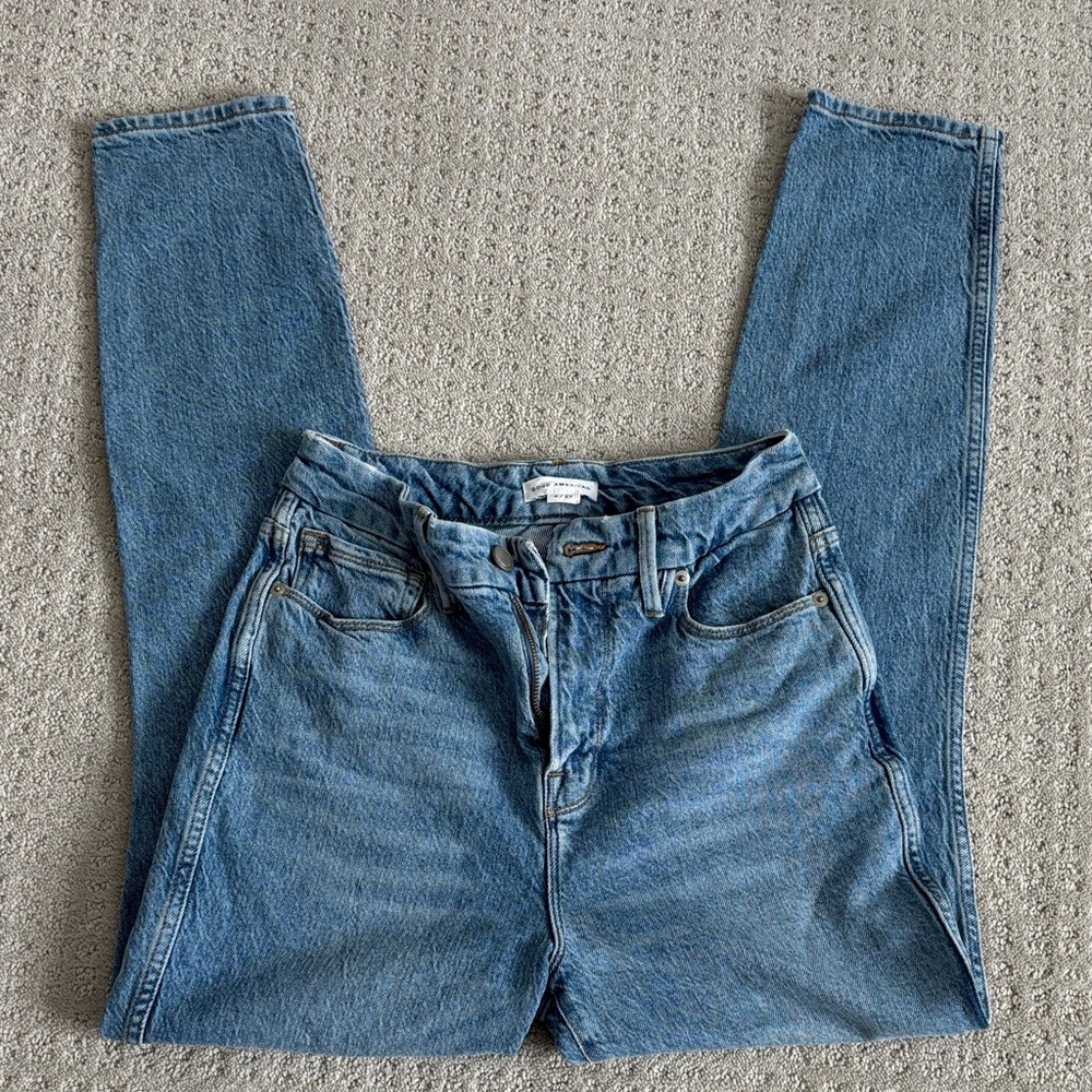Good American Blue Denim Jeans Style: GCSKPY386T Women’s Size 4 / 27